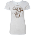 T-Shirts Heather White / Small Vitruvian Bats Women's Triblend T-Shirt