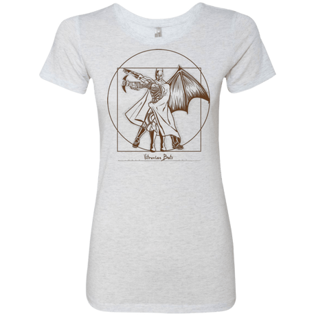 T-Shirts Heather White / Small Vitruvian Bats Women's Triblend T-Shirt