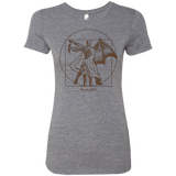 T-Shirts Premium Heather / Small Vitruvian Bats Women's Triblend T-Shirt