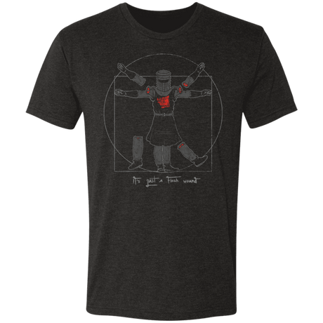 T-Shirts Vintage Black / S Vitruvian Black Knight Men's Triblend T-Shirt