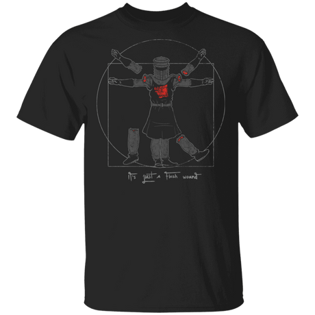 T-Shirts Black / S Vitruvian Black Knight T-Shirt