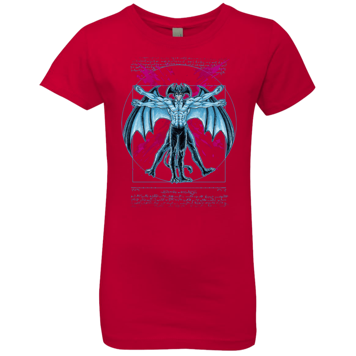 Vitruvian Devil Girls Premium T-Shirt