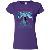 T-Shirts Purple / S Vitruvian Devil Junior Slimmer-Fit T-Shirt