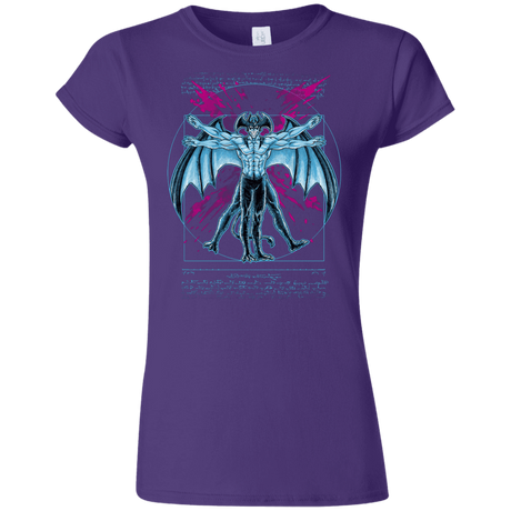 T-Shirts Purple / S Vitruvian Devil Junior Slimmer-Fit T-Shirt