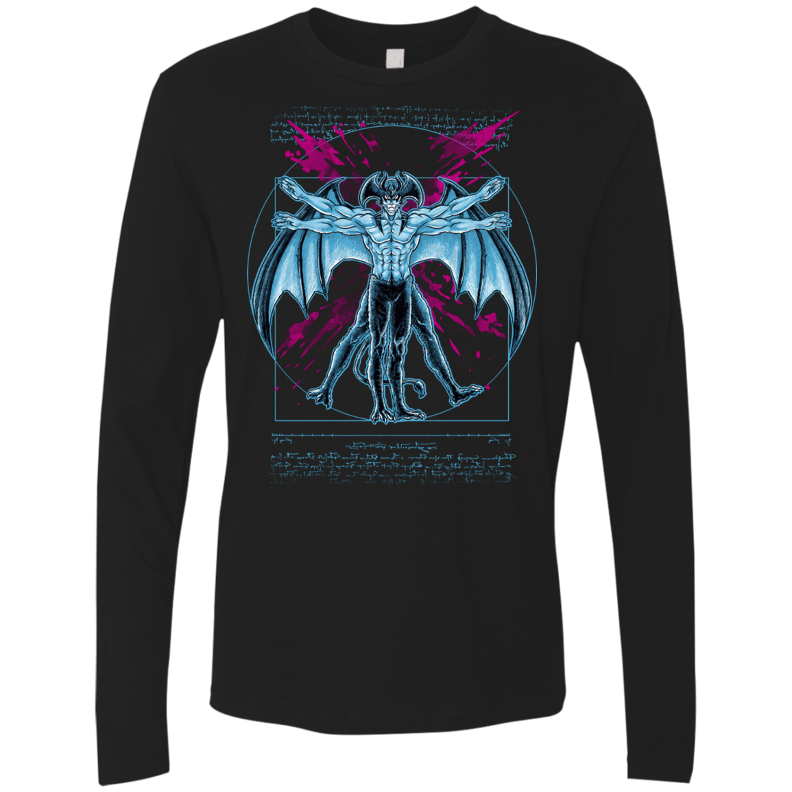 Vitruvian Devil Men's Premium Long Sleeve
