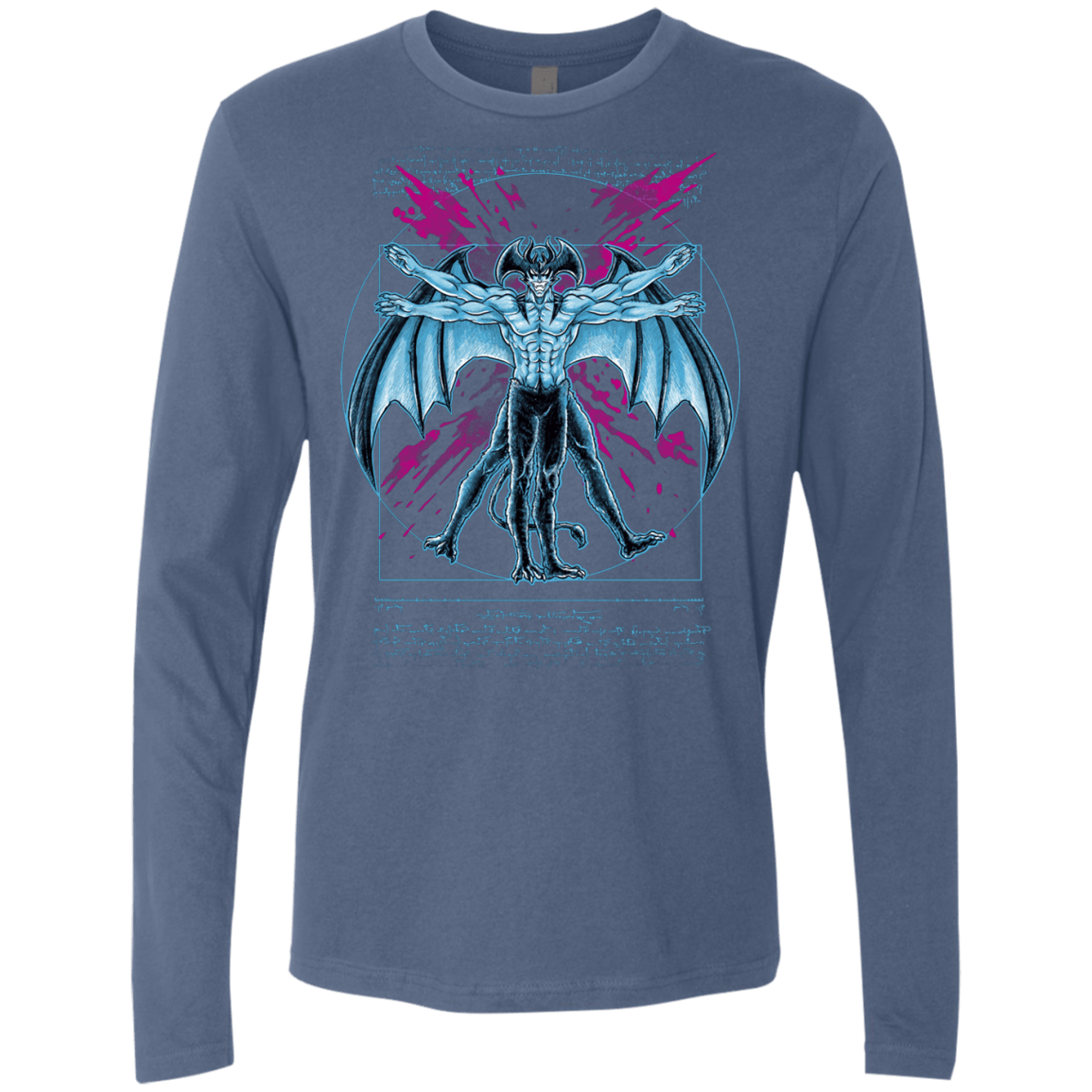 Vitruvian Devil Men's Premium Long Sleeve