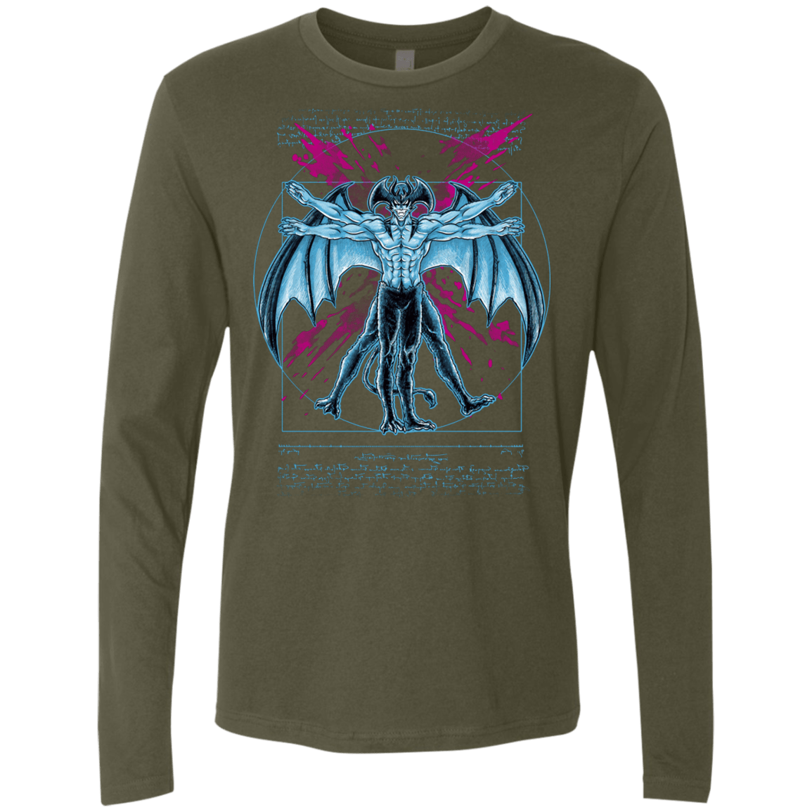 Vitruvian Devil Men's Premium Long Sleeve