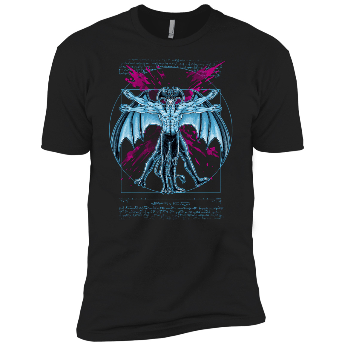 T-Shirts Black / X-Small Vitruvian Devil Men's Premium T-Shirt