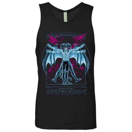 T-Shirts Black / S Vitruvian Devil Men's Premium Tank Top