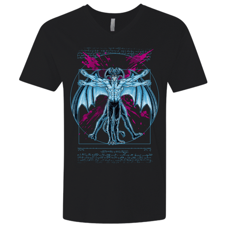 T-Shirts Black / X-Small Vitruvian Devil Men's Premium V-Neck