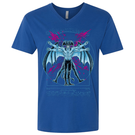 T-Shirts Royal / X-Small Vitruvian Devil Men's Premium V-Neck