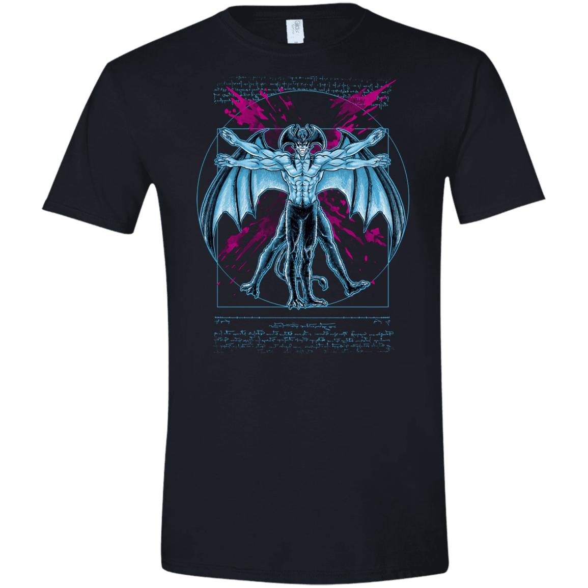 Vitruvian Devil Men's Semi-Fitted Softstyle