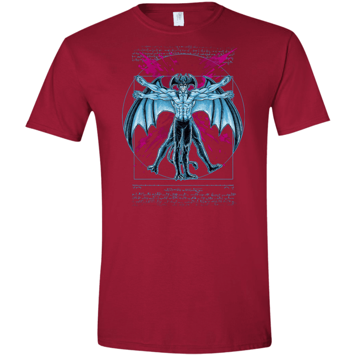 Vitruvian Devil Men's Semi-Fitted Softstyle