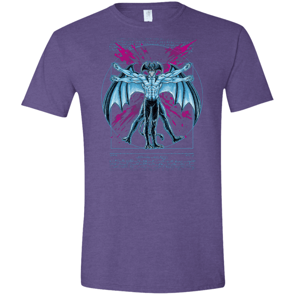 Vitruvian Devil Men's Semi-Fitted Softstyle