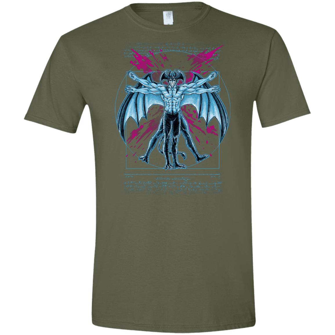Vitruvian Devil Men's Semi-Fitted Softstyle