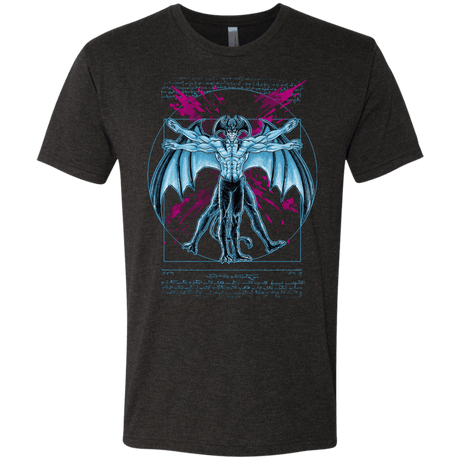 T-Shirts Vintage Black / S Vitruvian Devil Men's Triblend T-Shirt