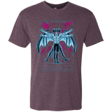 T-Shirts Vintage Purple / S Vitruvian Devil Men's Triblend T-Shirt
