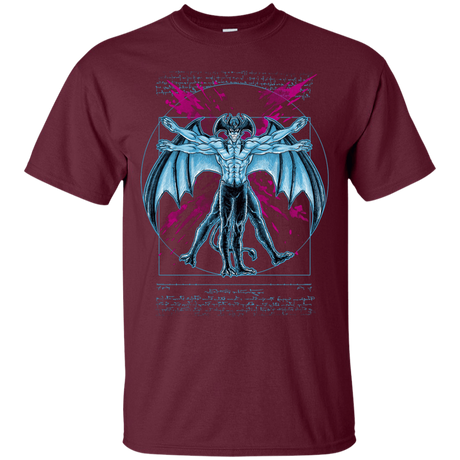 T-Shirts Maroon / S Vitruvian Devil T-Shirt