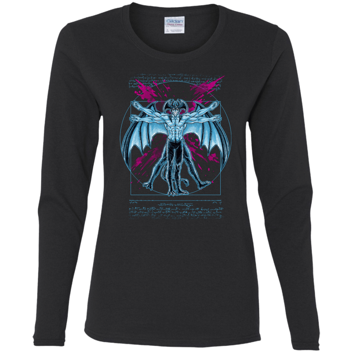 Vitruvian Devil Women's Long Sleeve T-Shirt