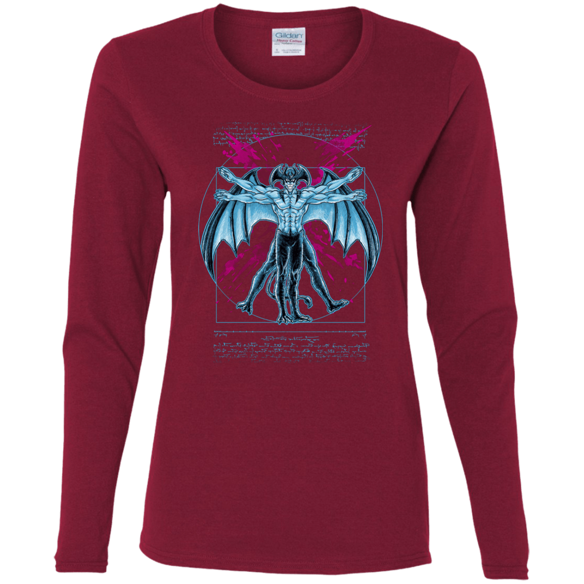 Vitruvian Devil Women's Long Sleeve T-Shirt