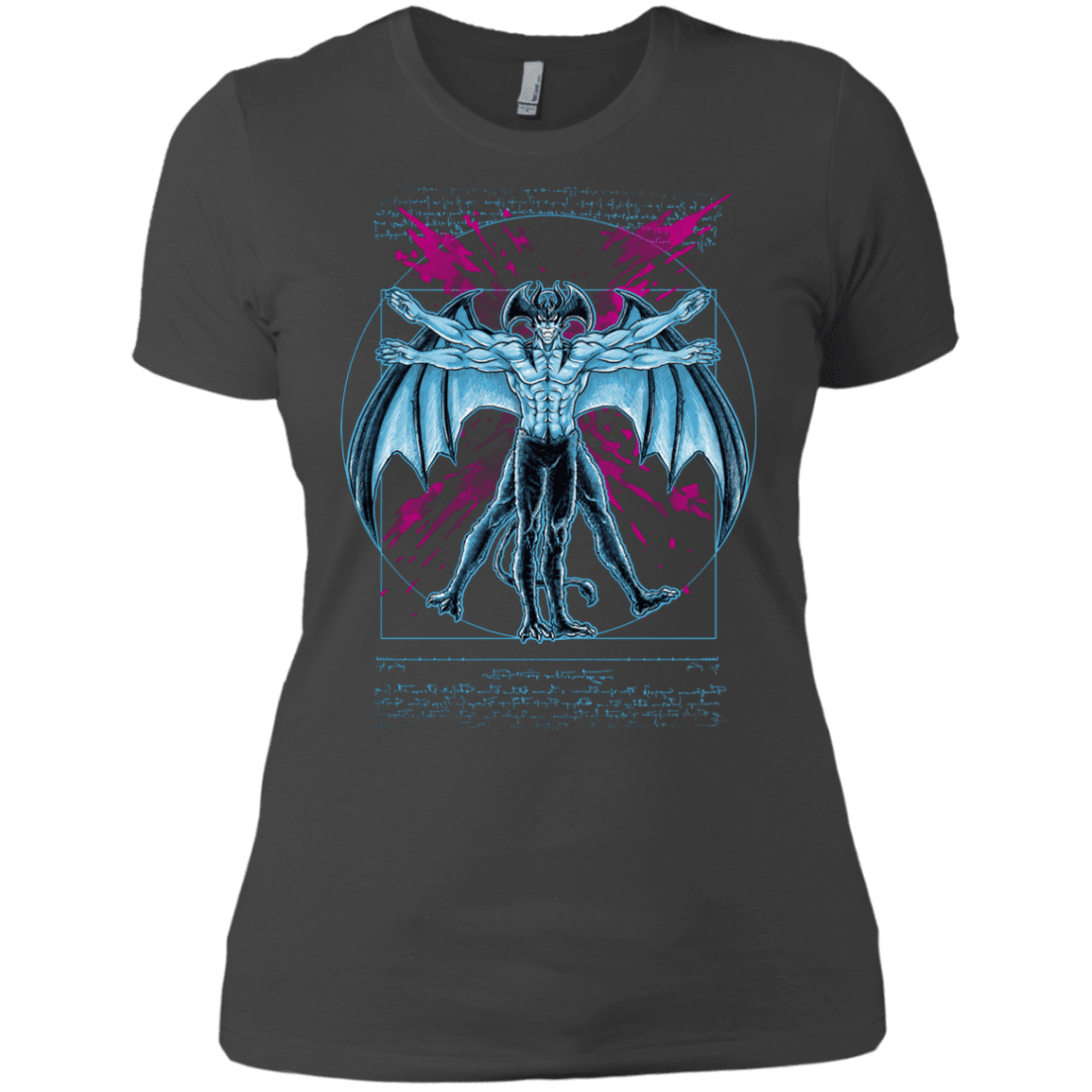 T-Shirts Heavy Metal / X-Small Vitruvian Devil Women's Premium T-Shirt