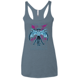 Vitruvian Devil Women's Triblend Racerback Tank