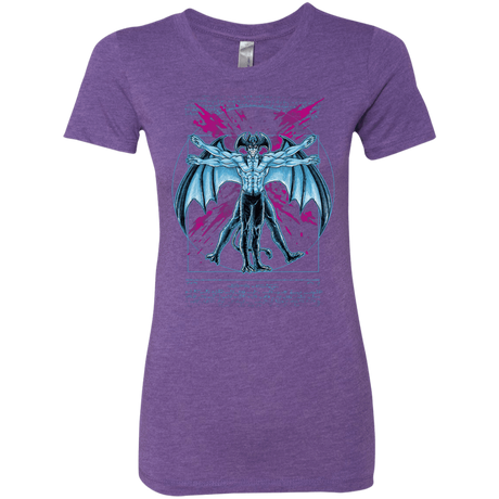 T-Shirts Purple Rush / S Vitruvian Devil Women's Triblend T-Shirt