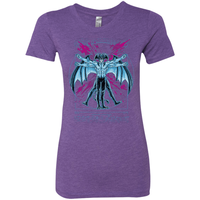 T-Shirts Purple Rush / S Vitruvian Devil Women's Triblend T-Shirt