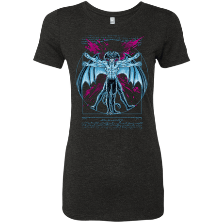 T-Shirts Vintage Black / S Vitruvian Devil Women's Triblend T-Shirt