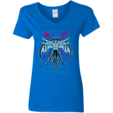 Vitruvian Devil Women's V-Neck T-Shirt