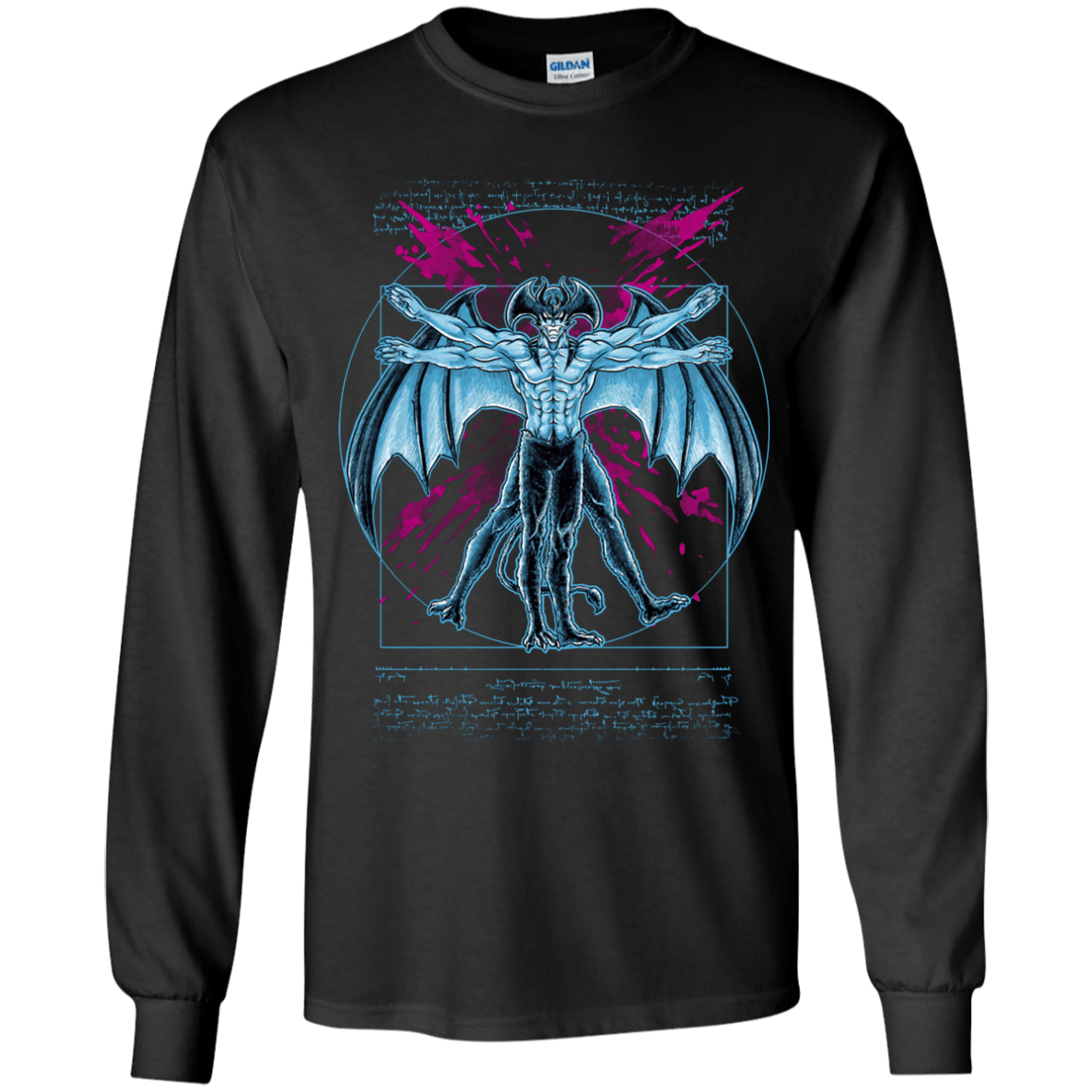 Vitruvian Devil Youth Long Sleeve T-Shirt