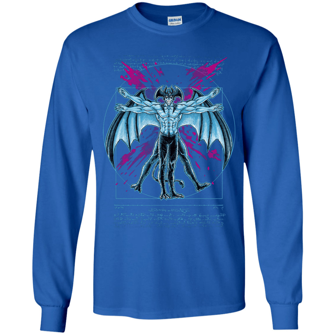 Vitruvian Devil Youth Long Sleeve T-Shirt