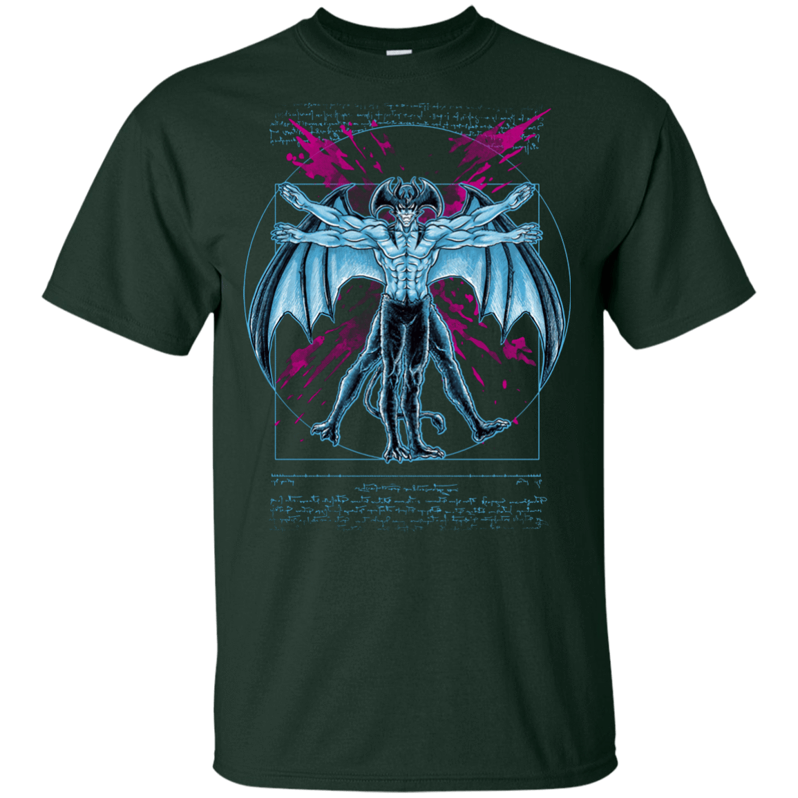 T-Shirts Forest / YXS Vitruvian Devil Youth T-Shirt