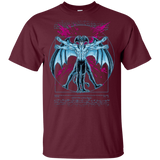 T-Shirts Maroon / YXS Vitruvian Devil Youth T-Shirt