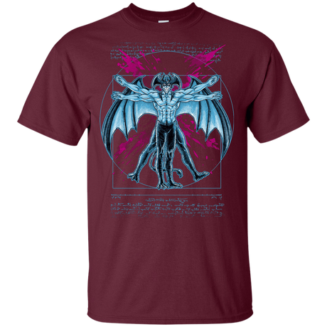 T-Shirts Maroon / YXS Vitruvian Devil Youth T-Shirt