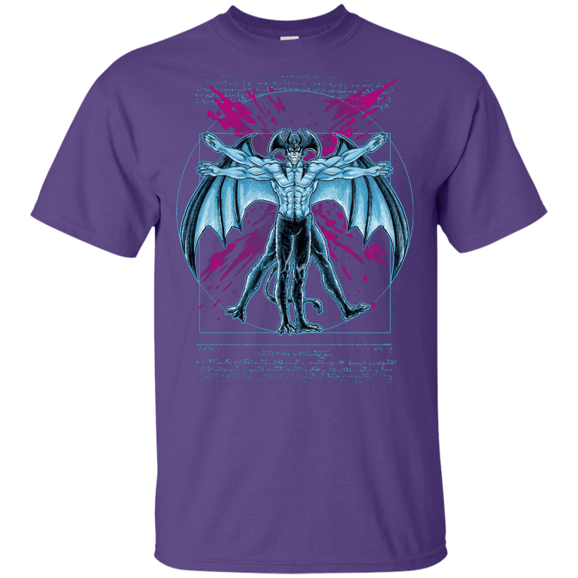 T-Shirts Purple / YXS Vitruvian Devil Youth T-Shirt