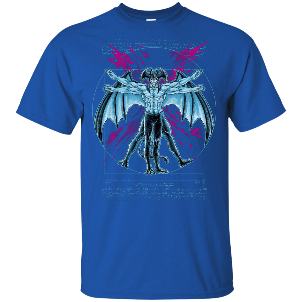 T-Shirts Royal / YXS Vitruvian Devil Youth T-Shirt