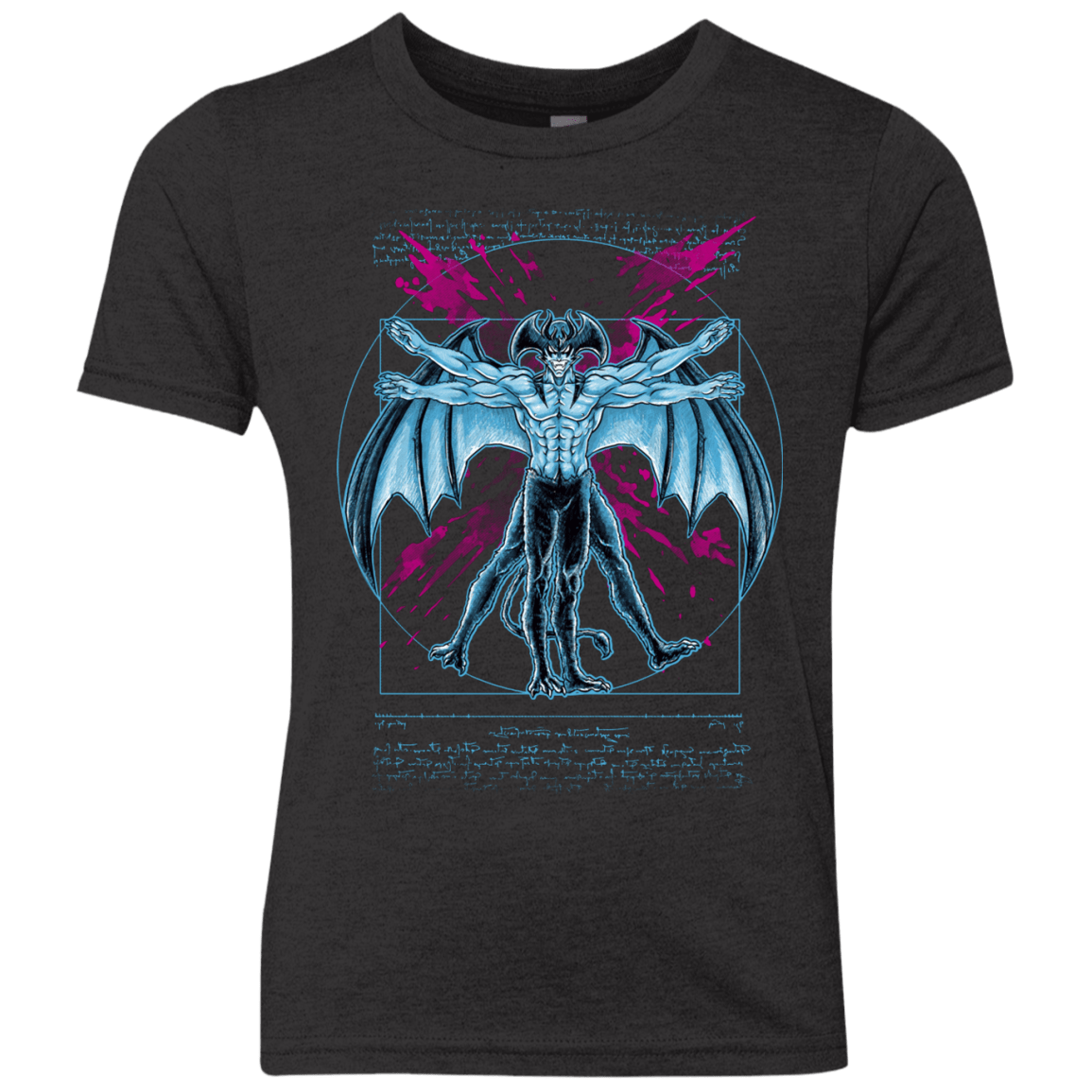 Vitruvian Devil Youth Triblend T-Shirt