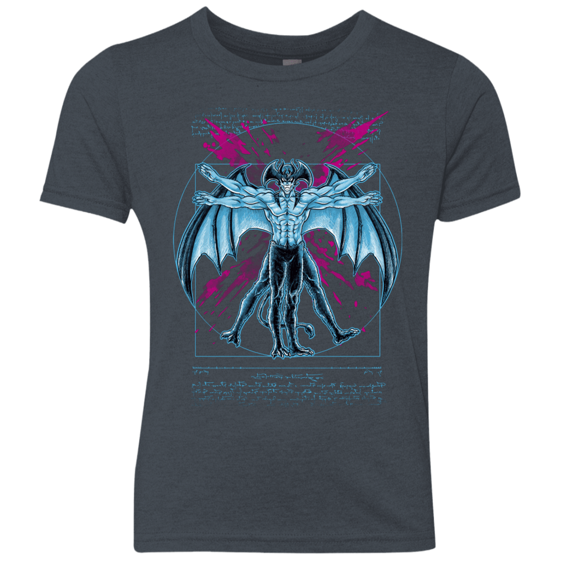 Vitruvian Devil Youth Triblend T-Shirt
