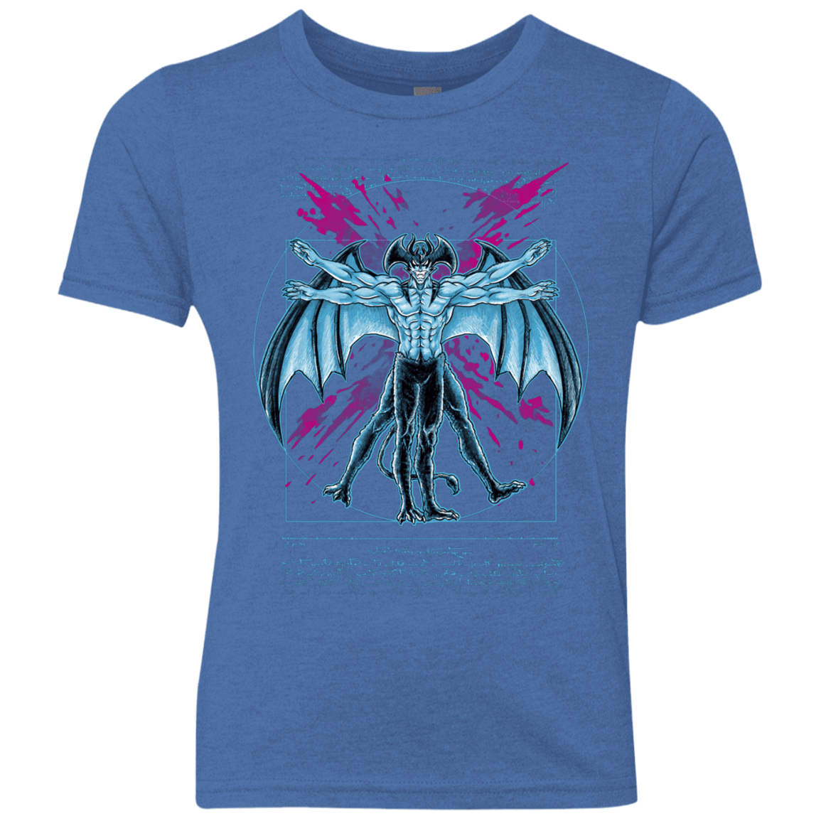Vitruvian Devil Youth Triblend T-Shirt