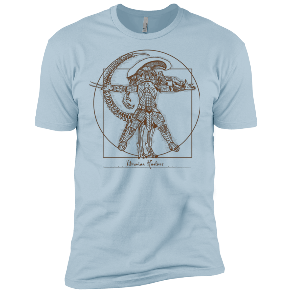 T-Shirts Light Blue / X-Small Vitruvian Hunters Men's Premium T-Shirt