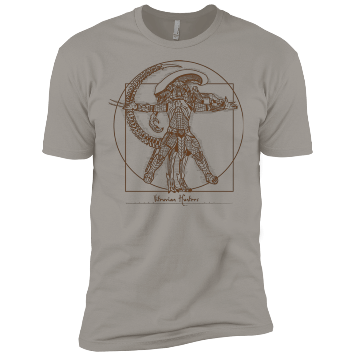 T-Shirts Light Grey / X-Small Vitruvian Hunters Men's Premium T-Shirt