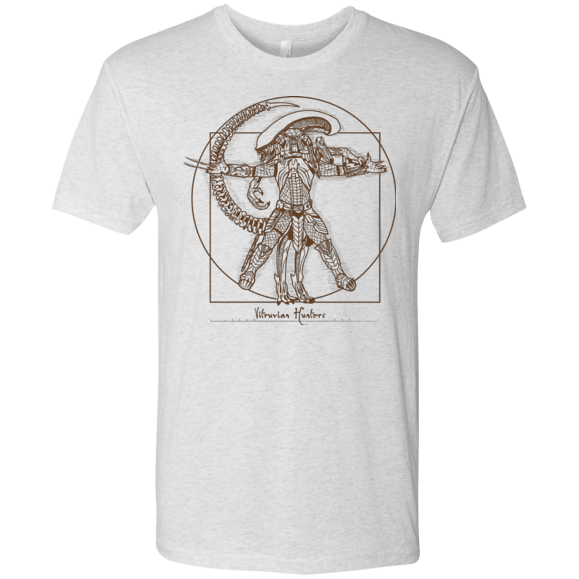 T-Shirts Heather White / Small Vitruvian Hunters Men's Triblend T-Shirt
