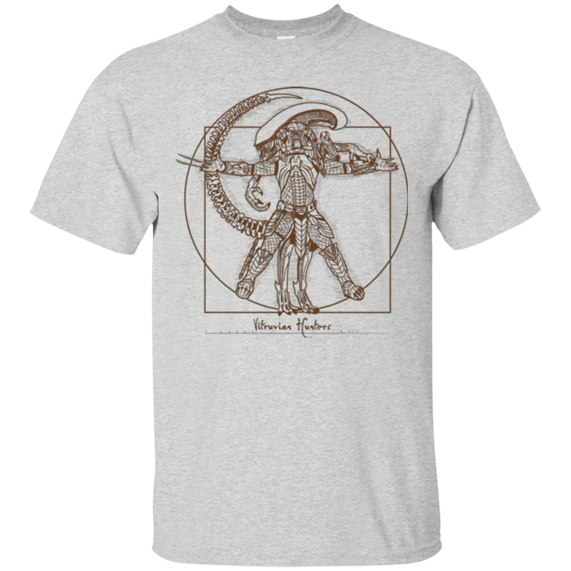 T-Shirts Ash / Small Vitruvian Hunters T-Shirt