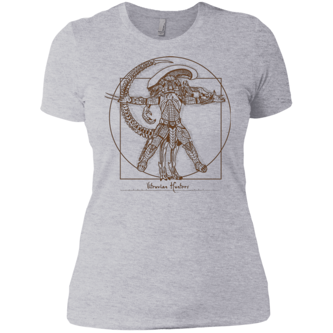 T-Shirts Heather Grey / X-Small Vitruvian Hunters Women's Premium T-Shirt