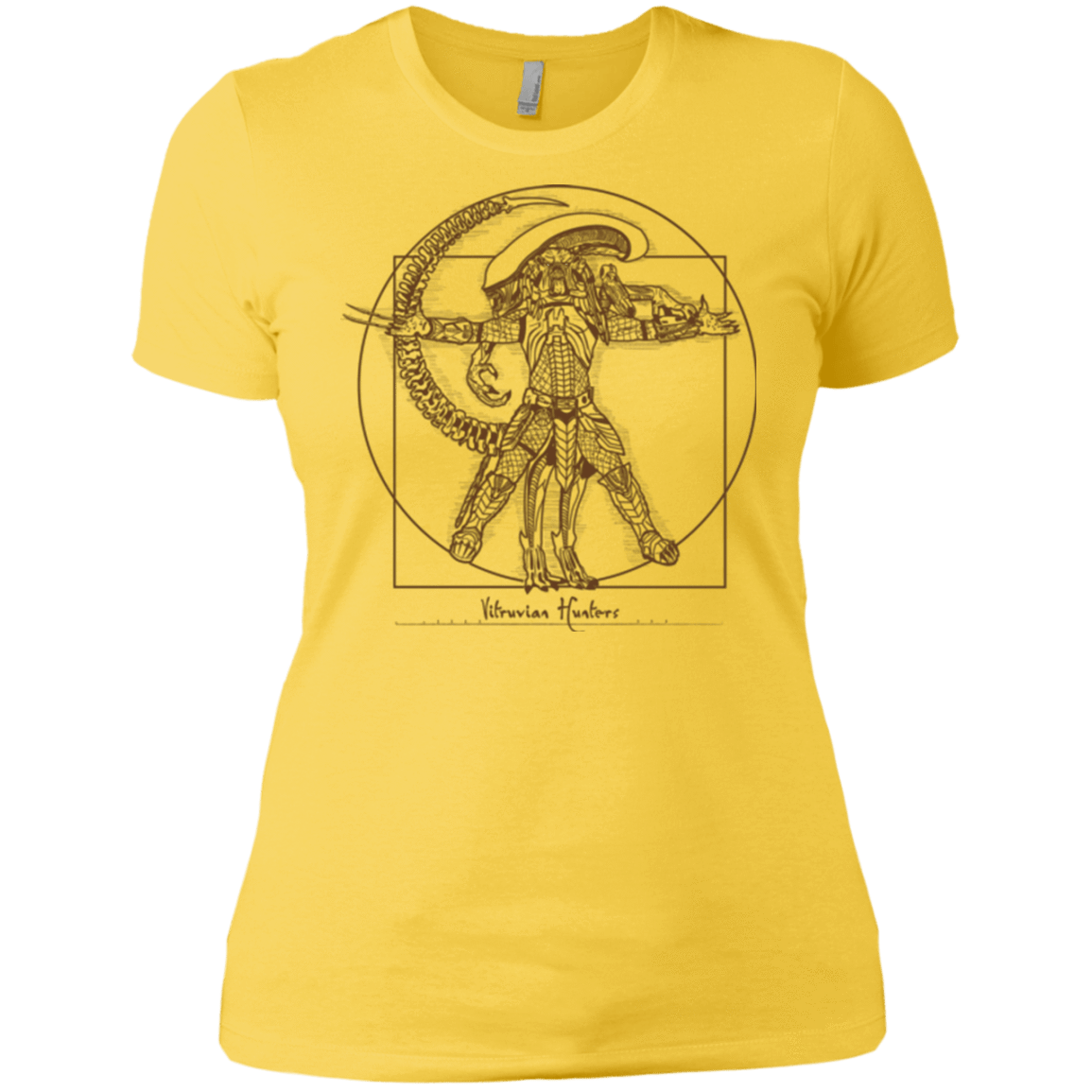 T-Shirts Vibrant Yellow / X-Small Vitruvian Hunters Women's Premium T-Shirt