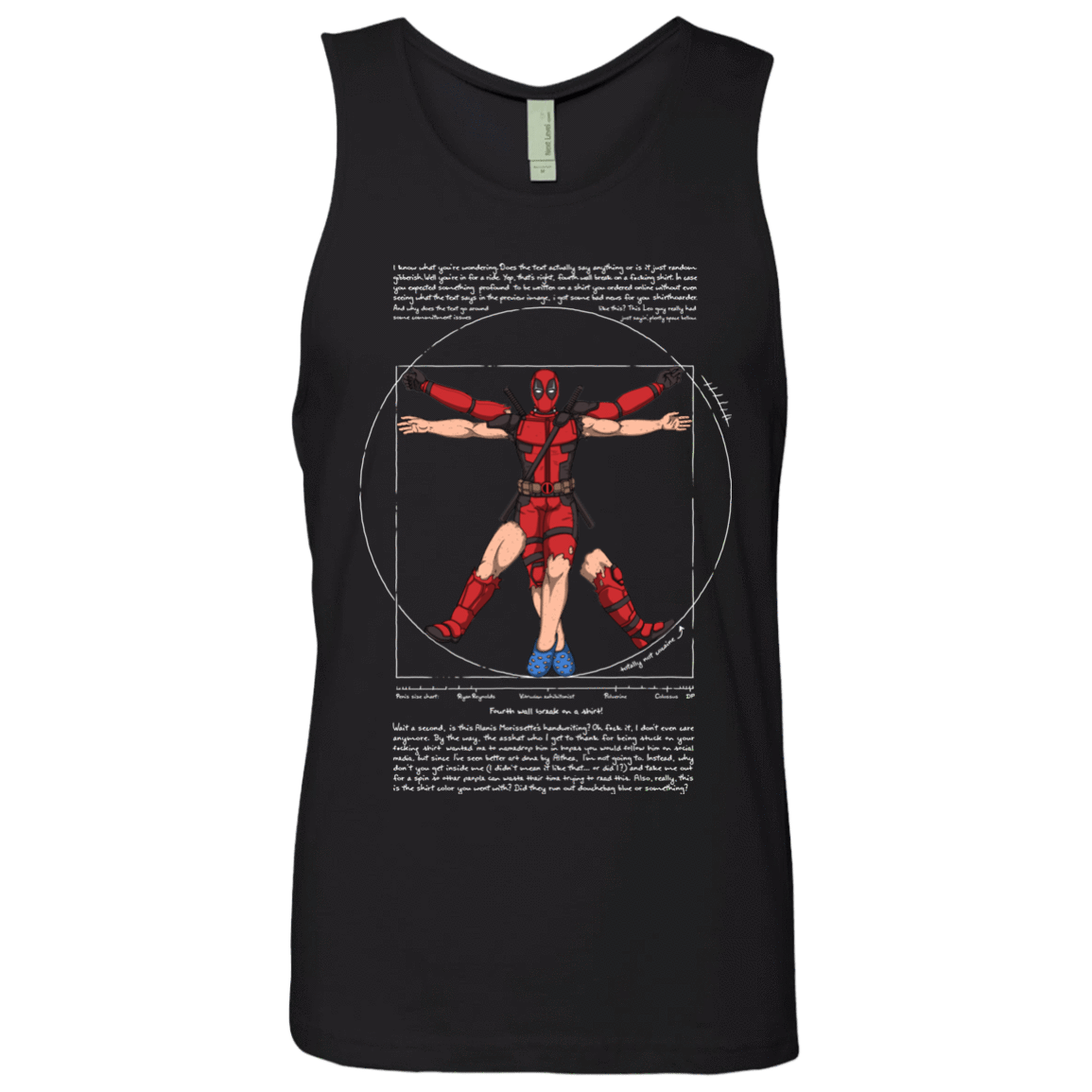 T-Shirts Black / S Vitruvian Merc Men's Premium Tank Top