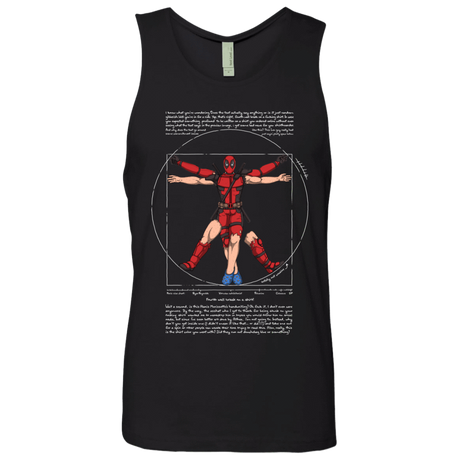 T-Shirts Black / S Vitruvian Merc Men's Premium Tank Top