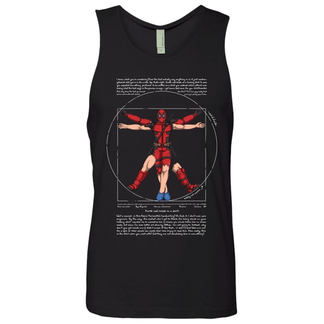 T-Shirts Black / S Vitruvian Merc Men's Premium Tank Top