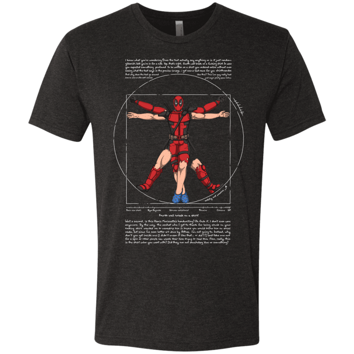 T-Shirts Vintage Black / S Vitruvian Merc Men's Triblend T-Shirt
